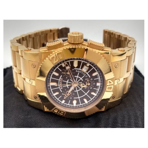 Renato Collezioni Cyclops Running Men’s Gold Swiss Quartz - RARE - Picture 4 of 9